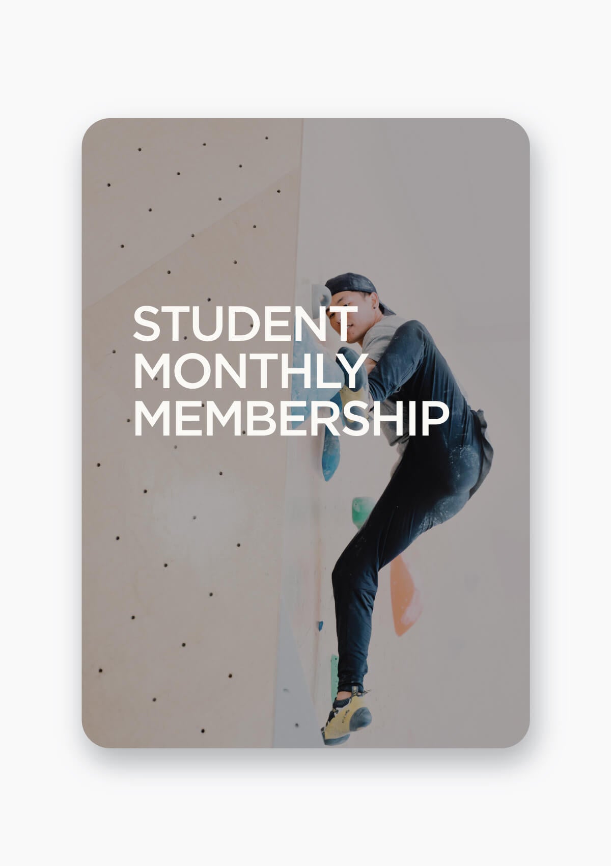 STUDENT MONTHLY MEMBERSHIP