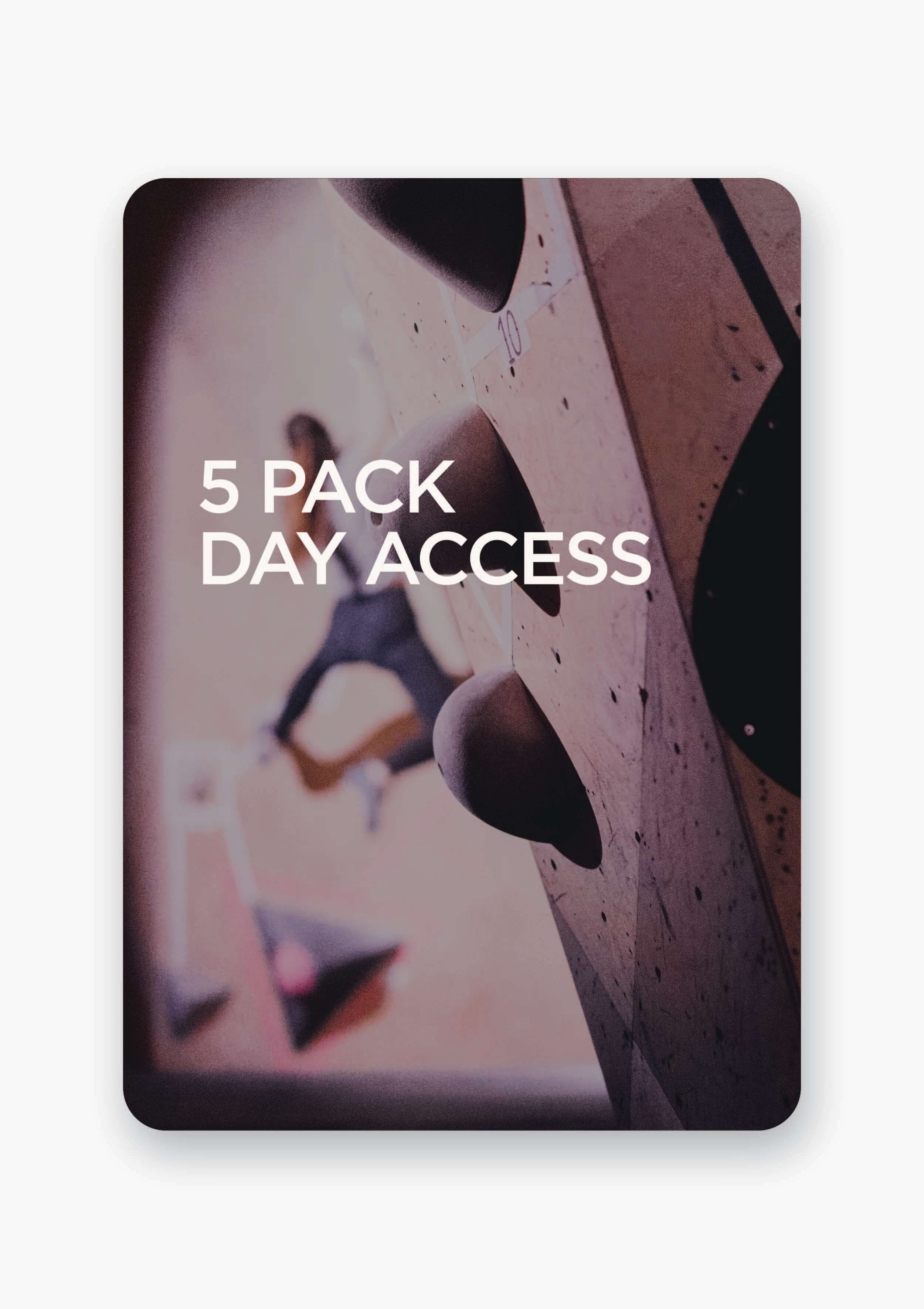 5 PACK DAY ACCESS